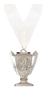 2nd Place Bright Silver Trophy Cup Medal [MTM27-2ND] – Trophy Depot