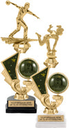 Bowling Spinning Theme with Motion Graphics Riser Trophies