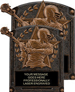 Lacrosse Male Legends of Fame Resin Trophies