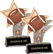 Football Sport Star Resin Trophies