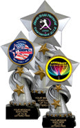 Custom Insert Star Encore Resin Trophies