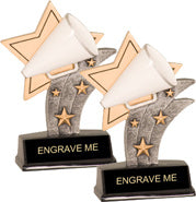 Cheer Sport Star Resin Trophies