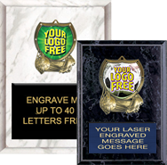 Custom Soccer Sport Shield Plaques