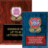 Custom Track Sport Shield Plaques