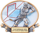 Hockey 3D Full Color Oval Resin Trophies