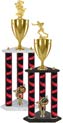 26-36 inch Lazer X Three-Post Trophies