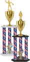 26-36 inch Flag Three-Post Trophies