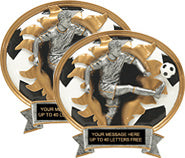 Soccer Male Sport Blasters Resin Trophies