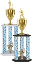 Sport Theme Three-Post Trophies