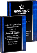 Blue Premium Series Acrylic Awards
