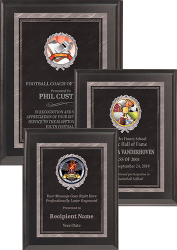 Smoke Chrome Plated Sunray Insert Plaques - Stock
