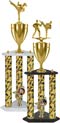 26-36 inch Martial Arts Three-Post Trophies