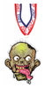 Zombie Mascot Colorix-M Acrylic Medal [MACR375-ZMB-Q]