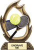 Tennis Flame Color Resin Trophy [RMFC7-TN]