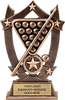 Billiards Arch Resin Trophy - 6.25