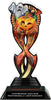 Halloween Pumpkin Tribal Flames Acrylic Trophy - 10 inch [TACR10-TF-HLWN-PMPGB-Q]