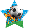 Soccer- Flame Star Insert [ST-2516]
