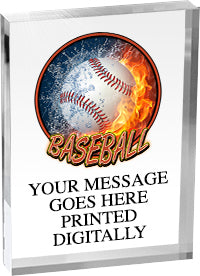 Baseball Vibrix Acrylic Award [ACB57V-BS]