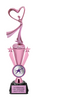 Pink Victory Star Insert Cup with Figure on Regal Base [TFGRGPSi-13-P]