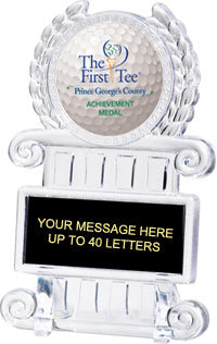 Krystal Clear Column Ice Award w/ Custom Insert [iXROM]