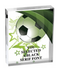 Soccer Vibrix Acrylic Award [A34BV-SC]