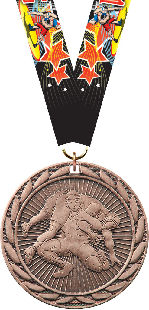 Wrestling FE Iron Medal- Bronze [MCFE-WS-B]