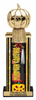 Halloween Pumpkin Carving Rectangle Column Trophy- 12 inch [TSQ12STK-PUCA]