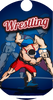 Wrestling Dog Tag Insert [DT-1827]