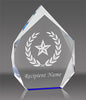Acrylic Spectra Diamond Award- Blue 7 inch [AP42-BLU-7]