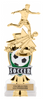 Soccer Shooting Star Sport Riser Trophy [TMSSTR14-SC]