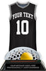 Lacrosse Female Jersey Colorix-T Acrylic Trophy- Black [TACR7-JSY-LC-BLK-F-Q]