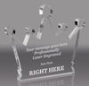 Acrylic Crown Award - 9.5 x 8 inch [ACRWN-98-Q]