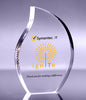 1 inch Thick Acrylic Flame Award - 7.5 inch Color [AFLM7-FC-Q]