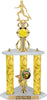 Softball Sport Color Riser Three-Post Trophy [TCSR3P26-SB]