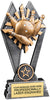 Bowling Sun Ray Trophy - 7 inch [RJSR-7-BW]
