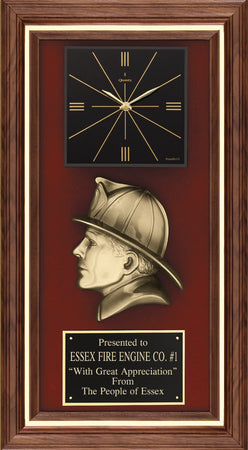 American Tribute Walnut Plaque Clock [PMAT35F]