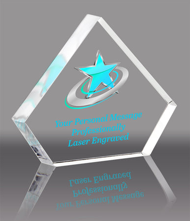 Arrowhead Full Color Acrylic Award- 6.5 inch [ATARW-6-FC-Q]