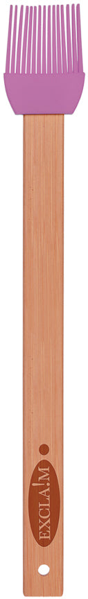 Silicone Baster Brush with Bamboo Handle- Purple [BSTJ9-PRP]