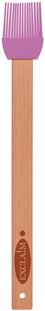 Silicone Baster Brush with Bamboo Handle- Purple [BSTJ9-PRP]