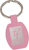 Rectangular Metal Key Chain- Pink [KCRCT104PK]