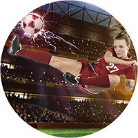 Soccer - Female Lightning Insert [TD-4156]