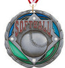 Softball Epoxy Color Medal - Silver [MEC2-SB-S]