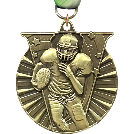 2" Football Victory Medal [MVM2-FB]
