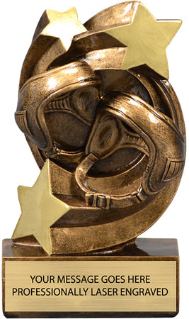 Wrestling Star Swirl - 5.25" Resin Trophy [RPSS5-WS]