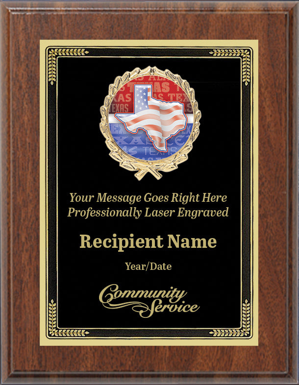 Etched Black Brass Plate Insert Plaques - Stock