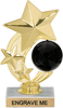 Bowling Shooting Star Spinning Trophy [TSSS6-BW]
