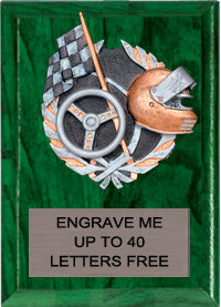 5"x7" Racing Millennium Plaque [PMC57-RC]