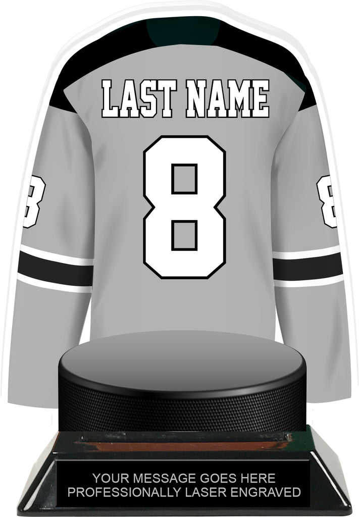 Hockey Jersey Colorix-T Acrylic Trophy- Grey [TACR7-JSY-HK-GRY-Q]