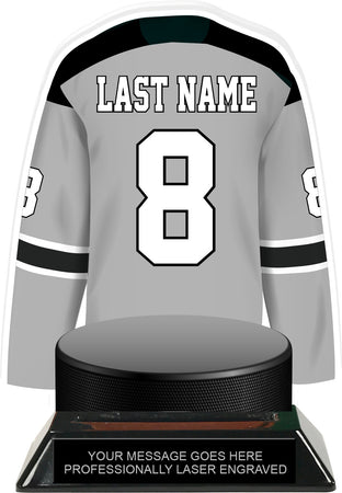 Hockey Jersey Colorix-T Acrylic Trophy- Grey [TACR7-JSY-HK-GRY-Q]