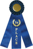 1st Place Triple Streamer Rosette Ribbon [R10R3-1st]
